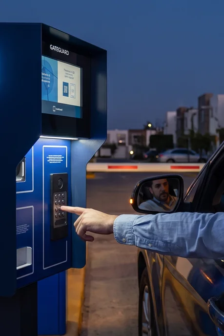 Audio intercom at your community entrance