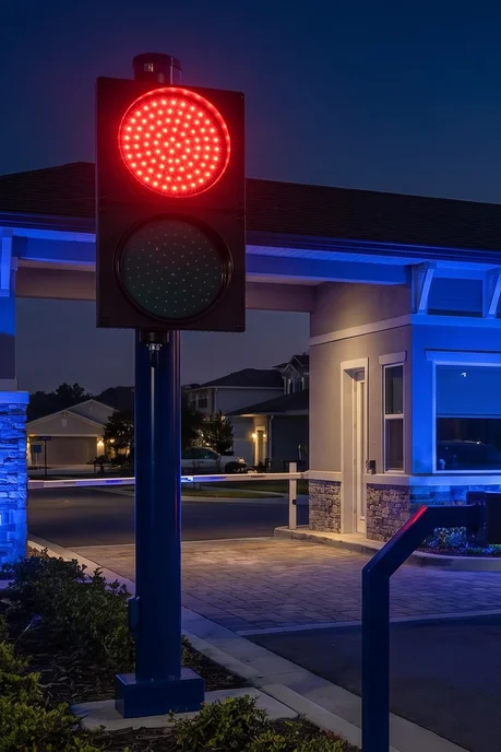 Access traffic light at your community entrance